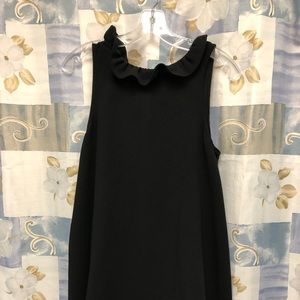 Tie neck sleeveless dress